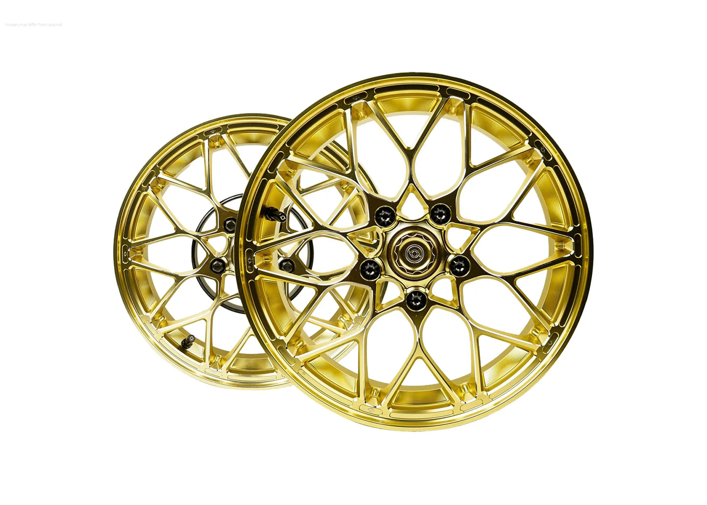 Rim Set CNC 1O1 Factory X.I.N Gold | Vespa GTS/GTS Super/GTV/GT 60/GT/GT L 125-300cc 1O1 Factory  Falan Parts