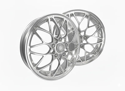 Rim Set CNC 1O1 Factory X.I.N Silver | Vespa GTS/GTS Super/GTV/GT 60/GT/GT L 125-300cc 1O1 Factory  Falan Parts