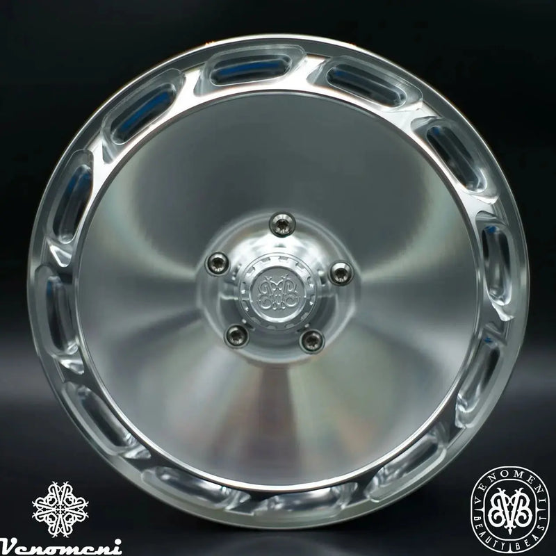 Rim Set CNC Venomeni BVB-SP2 Limited Silver | Vespa GTS/GTS Super/GTV/GT 60/GT/GT L 125-310cc Venomeni  Falan Parts