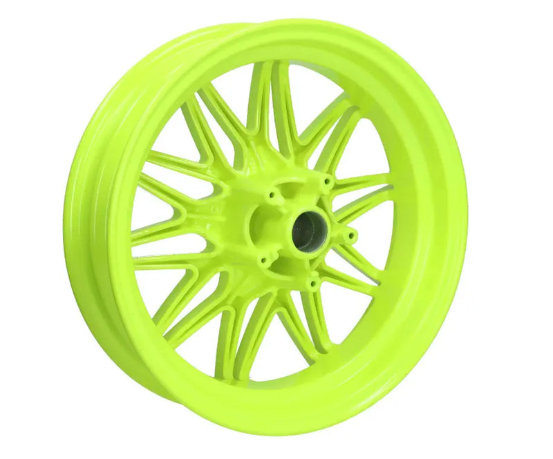 Rim Set Fast Arrow Pro 11" /12" Fluorescent Yellow | Piaggio Zip 2000 2/4t Fast Arrow Pro  Falan Parts