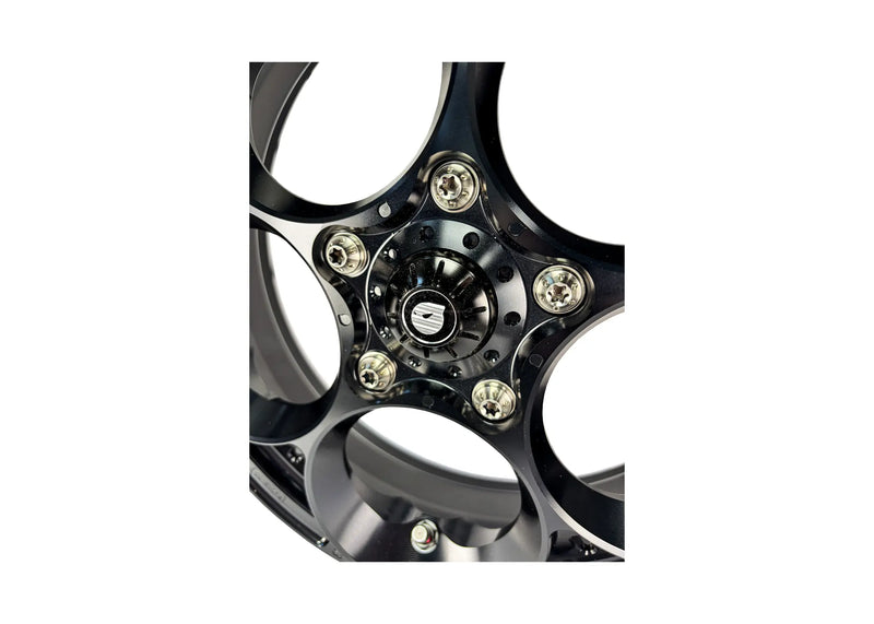 Rim Set MARU'S Factory W225 Black | Vespa GTS/GTS Super/GTV/GT 60/GT/GT L 125-300cc Maru's Factory  Falan Parts