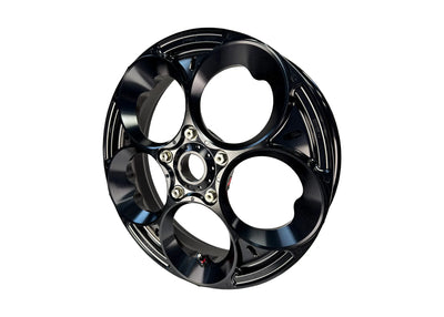 Rim Set MARU'S Factory W225 Black | Vespa GTS/GTS Super/GTV/GT 60/GT/GT L 125-300cc Maru's Factory  Falan Parts