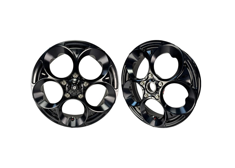 Rim Set MARU'S Factory W225 Black | Vespa GTS/GTS Super/GTV/GT 60/GT/GT L 125-300cc Maru's Factory  Falan Parts