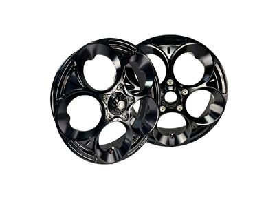 Rim Set MARU'S Factory W225 Black | Vespa GTS/GTS Super/GTV/GT 60/GT/GT L 125-300cc Maru's Factory  Falan Parts