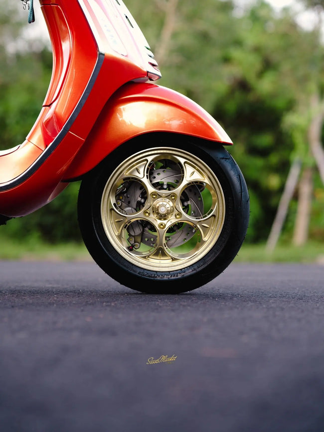 Rim Set MARU'S Factory W225 Gold | Vespa GTS/GTS Super/GTV/GT 60/GT/GT L 125-300cc Maru's Factory  Falan Parts