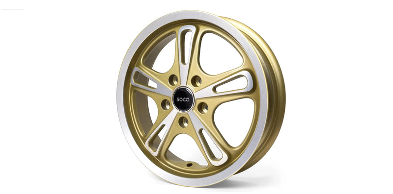 Rim Set SOCA R-AF Gold 3.0x12 ET20 5x86 | Vespa GTS/GTS Super/GTV/GT 60/GT/GT L 125-300cc SOCA  Falan Parts