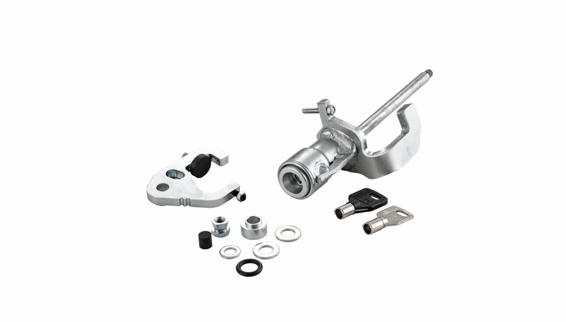 Security Lock PUSH & BLOCK centre stand silver | Vespa Primavera/Sprint 50ccm ('19-) sip  Falan Parts