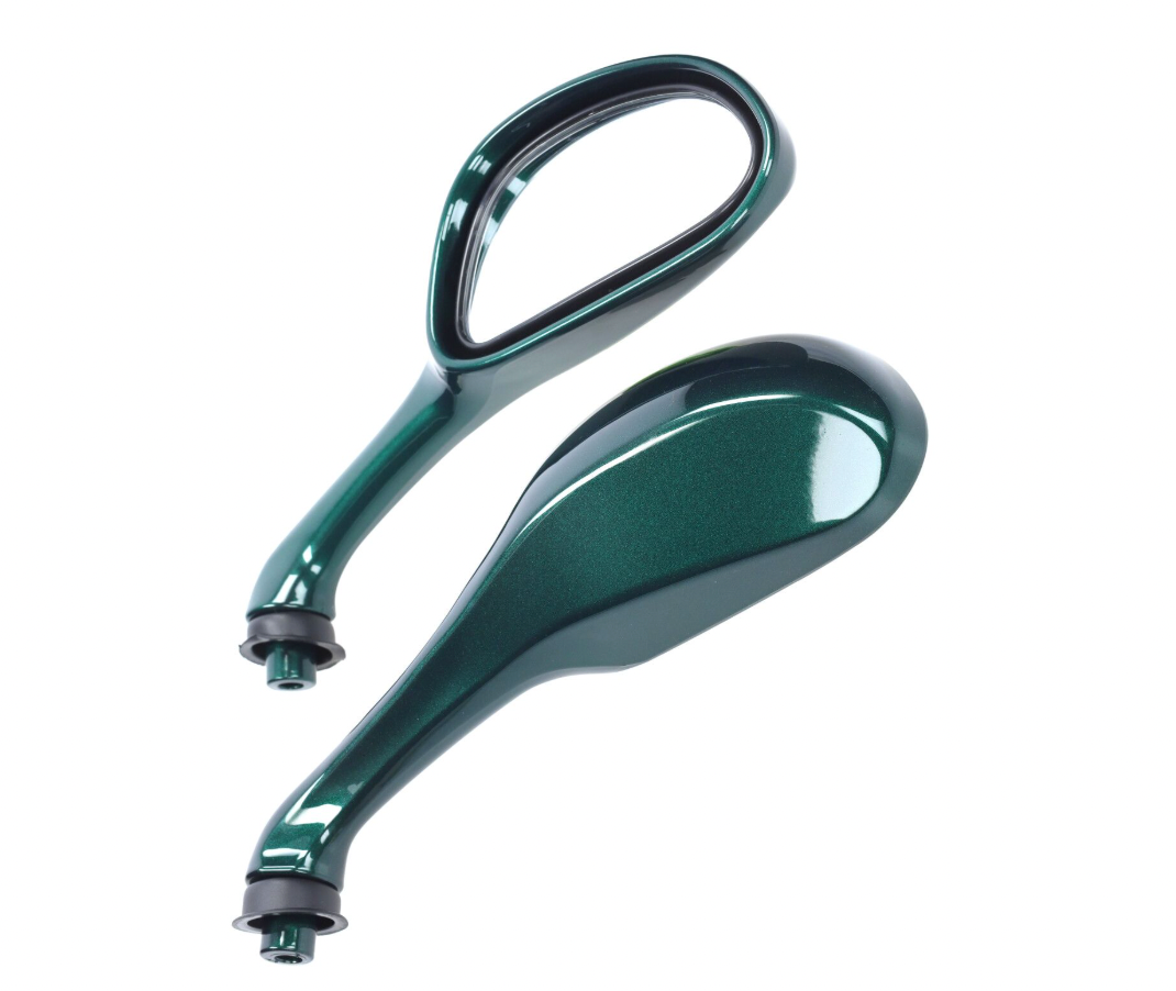Mirror Set FP Parts British Racing Green | Gilera Runner/ Piaggio ZIP 2000 FP Parts  Falan Parts