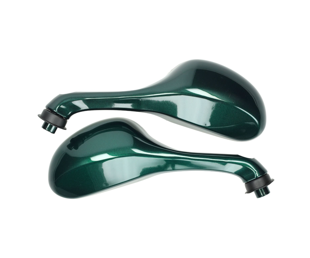 Mirror Set FP Parts British Racing Green | Gilera Runner/ Piaggio ZIP 2000 FP Parts  Falan Parts