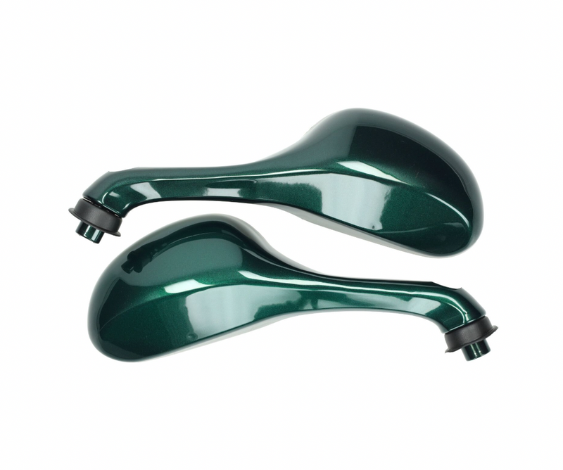 Mirror Set FP Parts British Racing Green | Gilera Runner/ Piaggio ZIP 2000 FP Parts  Falan Parts