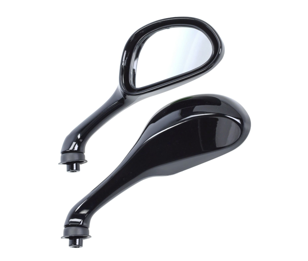 Mirror Set FP Parts Gloss Black | Gilera Runner/ Piaggio ZIP 2000 FP Parts  Falan Parts