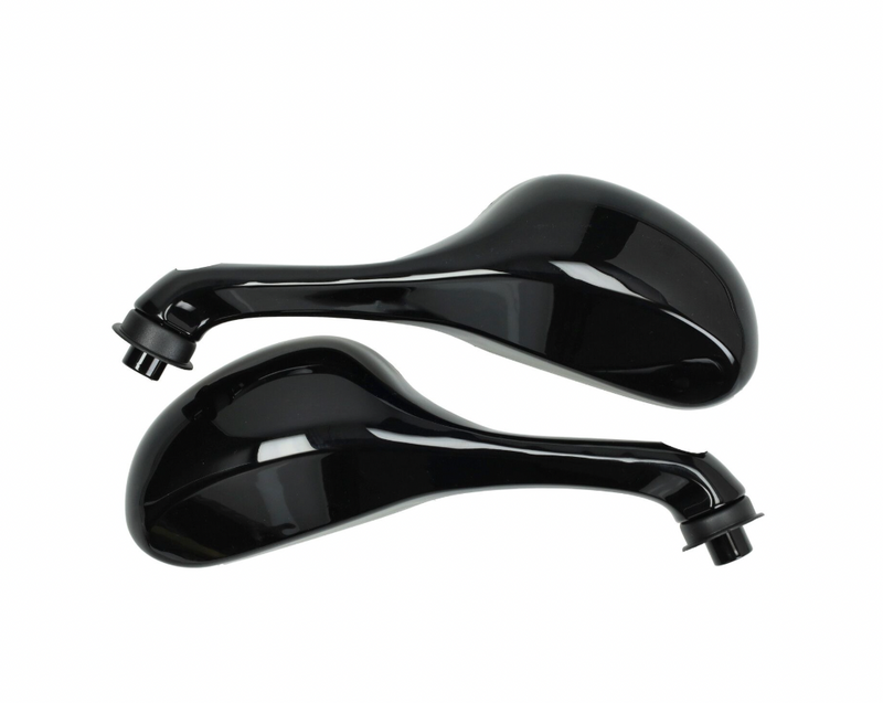 Mirror Set FP Parts Gloss Black | Gilera Runner/ Piaggio ZIP 2000 FP Parts  Falan Parts
