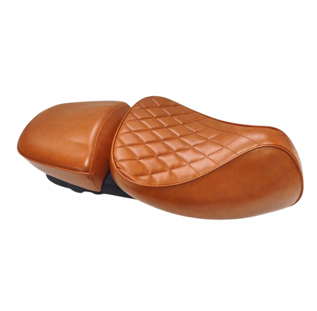 Duo Seat FP Parts Brown | Vespa GTS/GTS Super Sport/GTV/GT 60/GT/GT L 125-310cc Falan Parts  Falan Parts