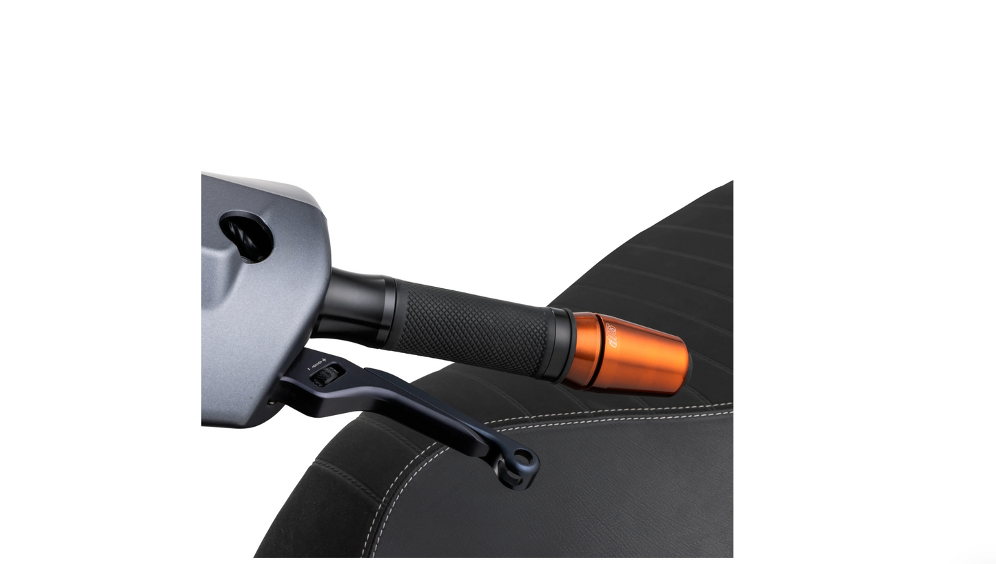 Handlebar End Weights SIP SERIES PORDOI Orange | Vespa GTS/GTS Super/GTV/GT 60/GT/GT L 125-300cc SIP  Falan Parts