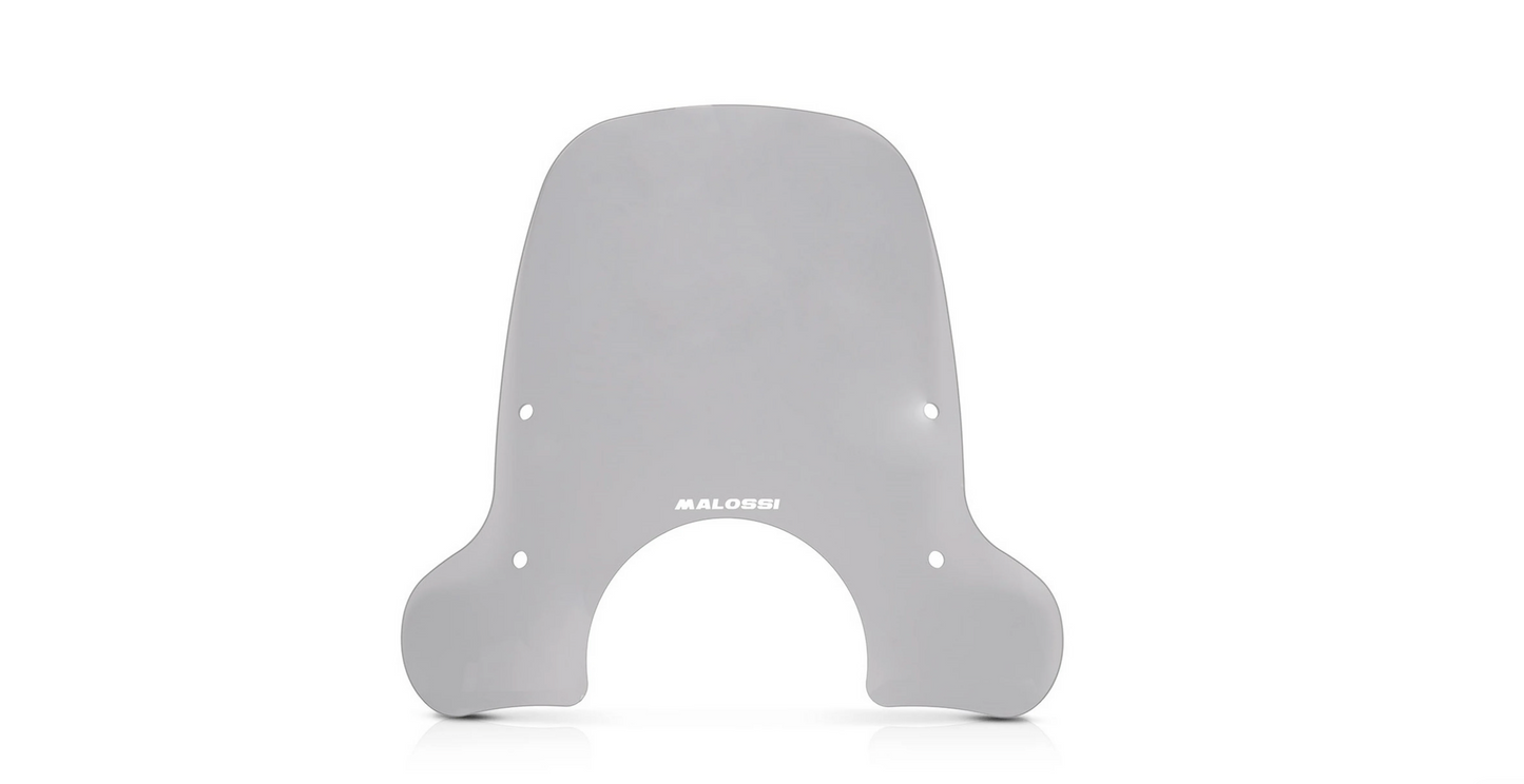 Wind Shield MALOSSI Sport Screen Smoked 4519683 | Vespa GTS/GTS Super/GTV 125/300/310cc (2023-) Malossi  Falan Parts