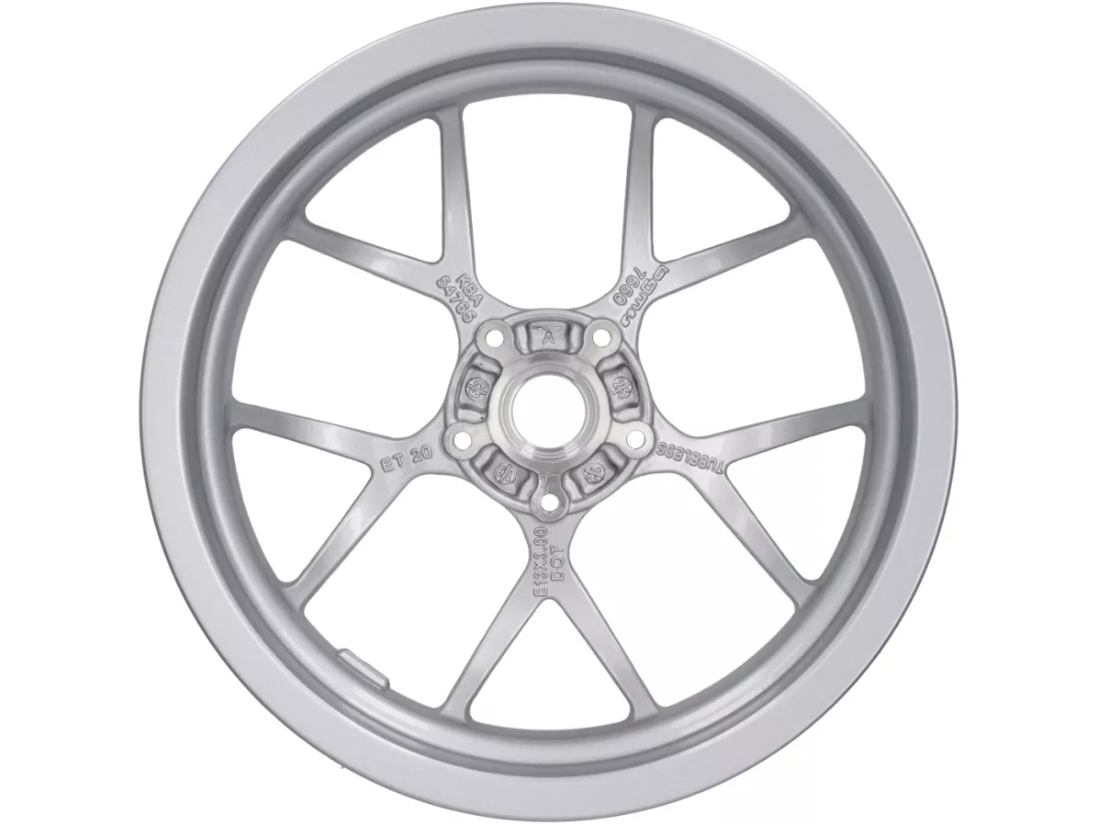 Rim Set BGM PRO SPORT 3.00-13" Silver | Vespa GTS/GTV/GT/GT L 125-310cc BGM  Falan Parts