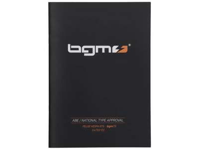 Rim BGM PRO SPORT 3.00-13" Silver | Vespa GTS/GTV/GT/GT L 125-310cc BGM  Falan Parts