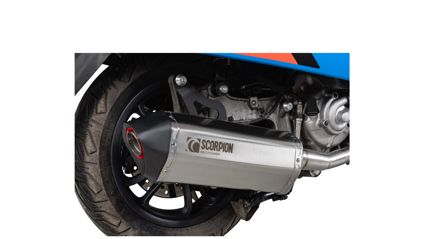 Racing Exhaust SCORPION "Red Power" | Vespa GTS/GTS Super/GTV 310cc HPE (`24-) Euro5+ Scorpion  Falan Parts