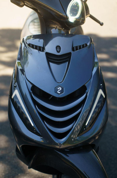 Alpha Styling Front Indicator Arrow Smoke Matrix | Piaggio Zip Models A-PLUS  Falan Parts