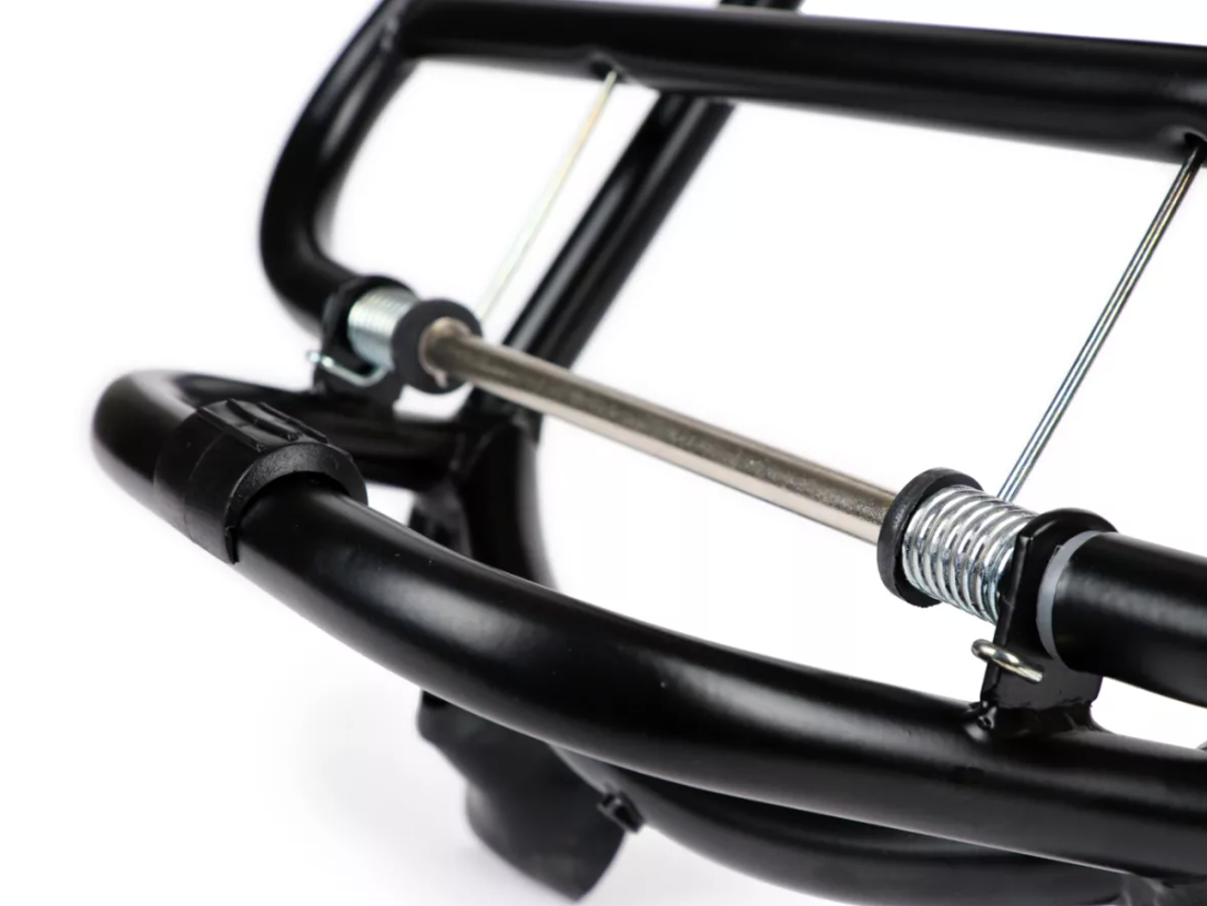 Luggage Carrier Front Fold Down MOTO NOSTRA Matt Black | Vespa GT/GTL/TV/GTS/GTS Super/HPE/Supertech/Super Sport 125-300cc MOTO NOSTRA  Falan Parts