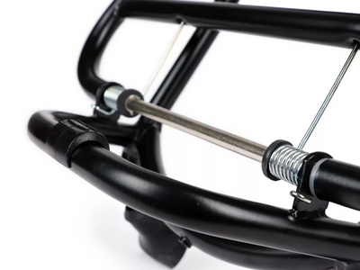 Luggage Carrier Front Fold Down MOTO NOSTRA Matt Black | Vespa GT/GTL/TV/GTS/GTS Super/HPE/Supertech/Super Sport 125-300cc MOTO NOSTRA  Falan Parts