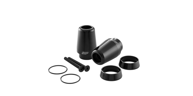 Handlebar End Weights SIP PORDOI Gloss Black | Vespa GTS/GTS Super/GTV/GT 60/GT/GT L 125-300cc SIP  Falan Parts