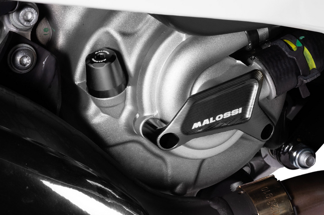 Oil Filler Screw Engine Oil MALOSSI Black | Vespa GTS Super/Super Sport 125cc (from 04/13) Vespa GTS/GTS Super/GTV 310cc HPE Malossi  Falan Parts