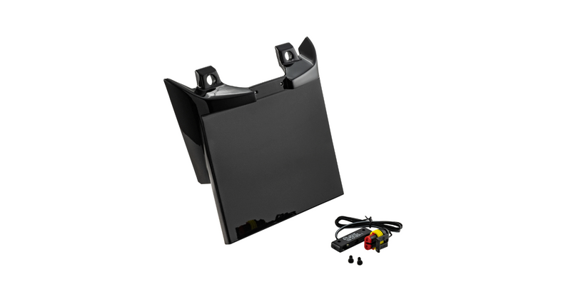 Number Plate Holder Nero Cosmo Vulcano XN2 98/A | Vespa GTS/GTS Super 125/300cc (2023-) Falan Parts  Falan Parts
