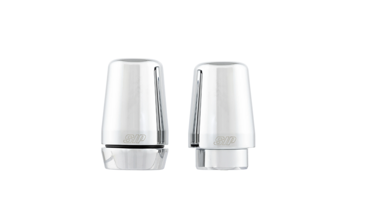 Handlebar End Weights SIP SERIES PORDOI Chrome | Vespa GTS/GTS Super/GTV/GT 60/GT/GT L 125-300cc SIP  Falan Parts