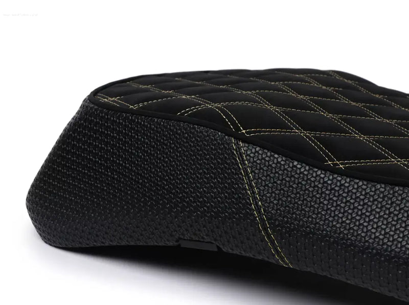 Seat NISA Black/Gold | Vespa GTS/GT/GTV 125/310cc NISA  Falan Parts