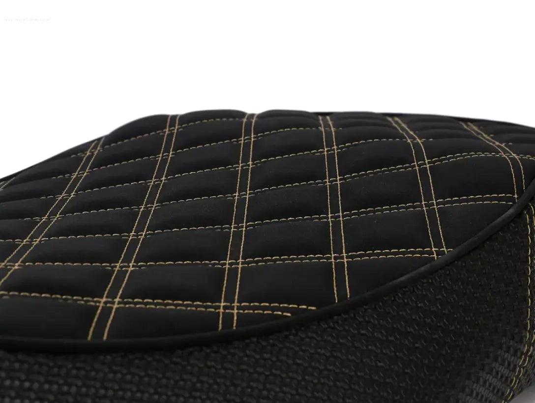 Seat NISA Black/Gold | Vespa GTS/GT/GTV 125/310cc NISA  Falan Parts