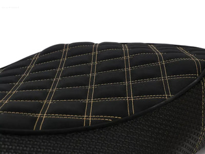 Seat NISA Black/Gold | Vespa GTS/GT/GTV 125/310cc NISA  Falan Parts