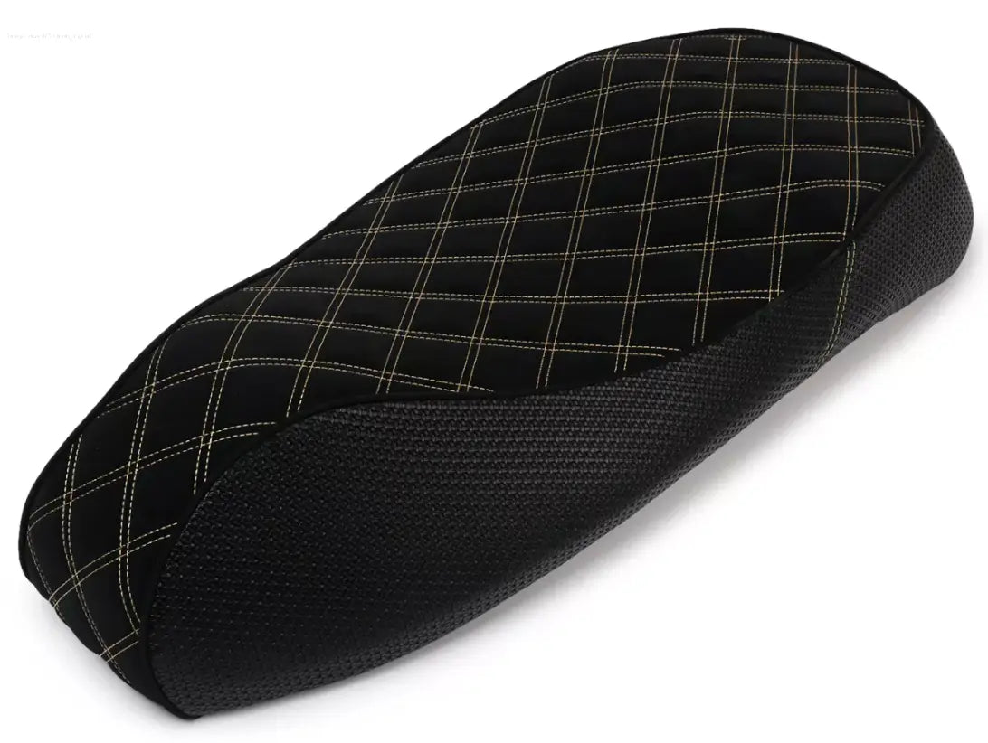 Seat NISA Black/Gold | Vespa GTS/GT/GTV 125/310cc NISA  Falan Parts