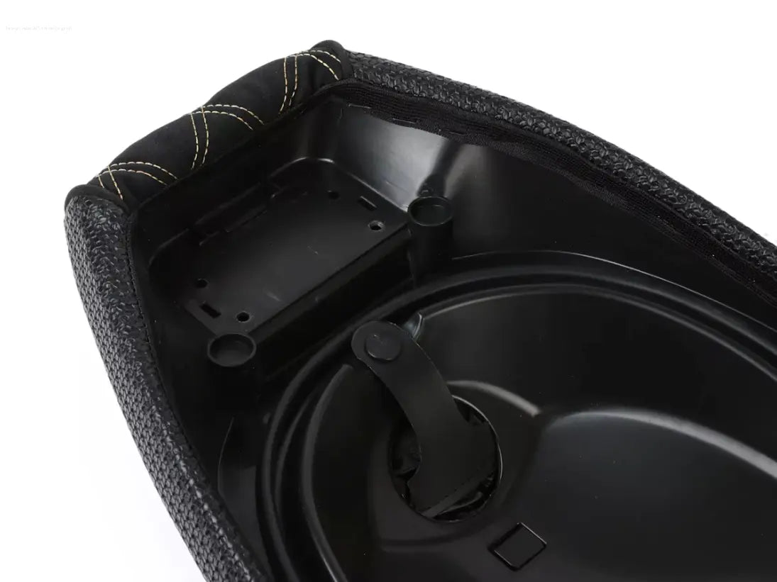 Seat NISA Black/Gold | Vespa GTS/GT/GTV 125/310cc NISA  Falan Parts