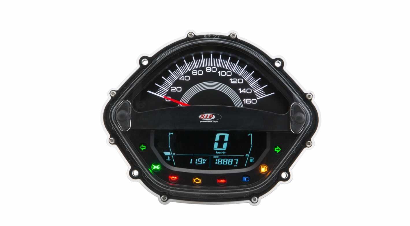 Speedometer/Rev Counter SIP Black – Falan Parts