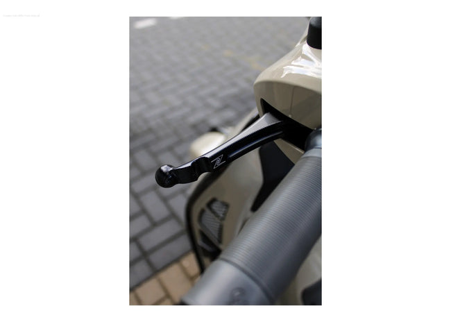 Sport Lever Set ZELIONI Gloss Black | Vespa GTS/GTS Super 125/-300cc (`23-) Zelioni  Falan Parts