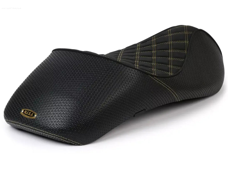 Sport Seat NISA Black/Gold | Vespa GTS/GT/GTV 125/310cc NISA  Falan Parts