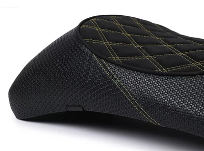 Sport Seat NISA Black/Gold | Vespa GTS/GT/GTV 125/310cc NISA  Falan Parts