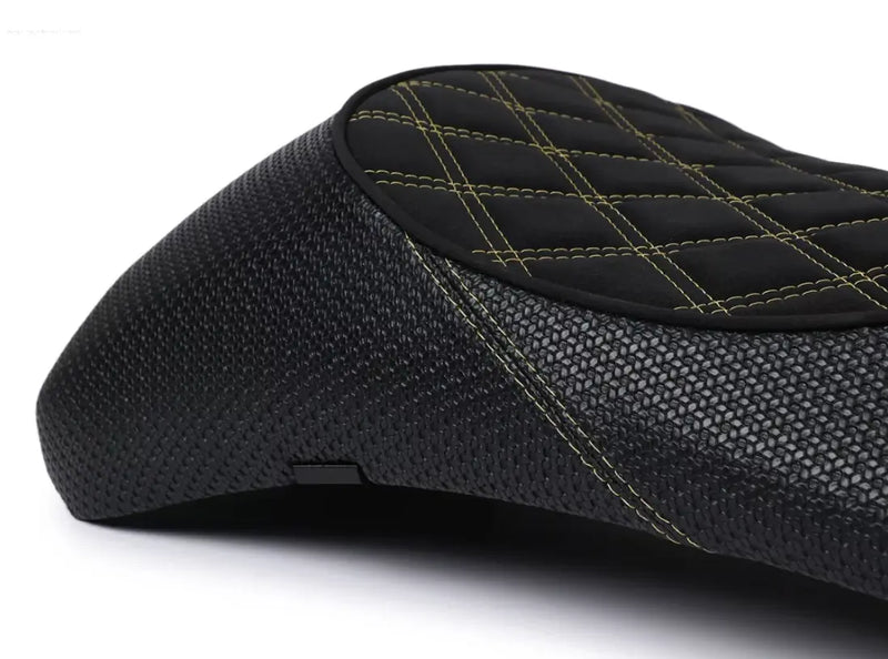 Sport Seat NISA Black/Gold | Vespa GTS/GT/GTV 125/310cc NISA  Falan Parts