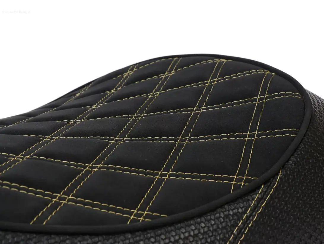 Sport Seat NISA Black/Gold | Vespa GTS/GT/GTV 125/310cc NISA  Falan Parts