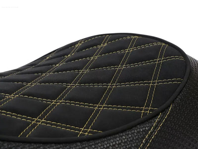 Sport Seat NISA Black/Gold | Vespa GTS/GT/GTV 125/310cc NISA  Falan Parts