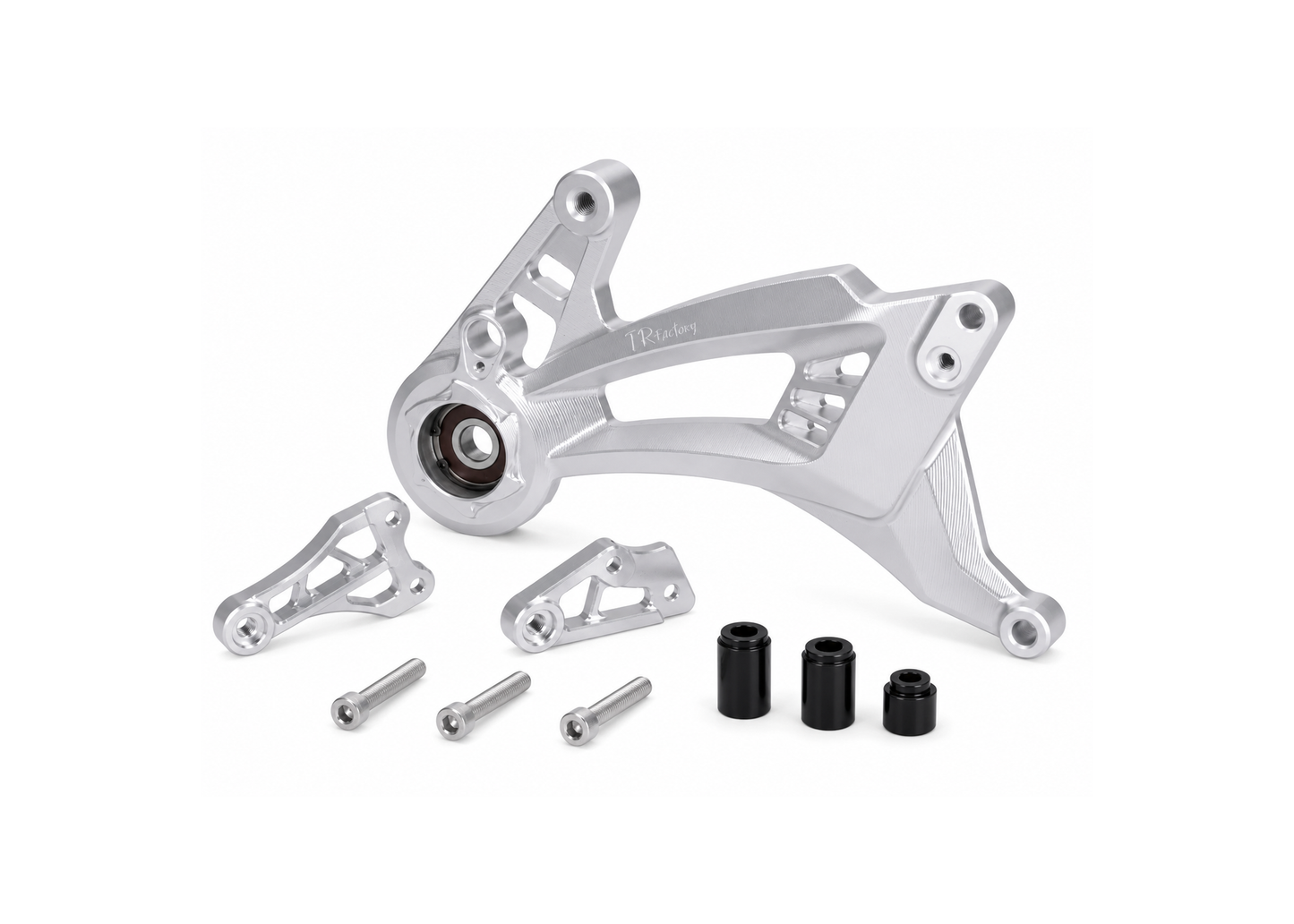 CNC Swing Arm TR Factory Silver | Vespa GTS/GTS Super/GTV/GT 60/GT L 125-310cc TR Factory  Falan Parts