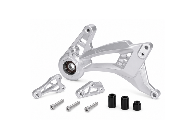 CNC Swing Arm TR Factory Silver | Vespa GTS/GTS Super/GTV/GT 60/GT L 125-310cc TR Factory  Falan Parts
