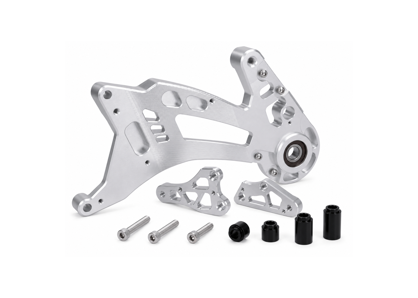 CNC Swing Arm TR Factory Silver | Vespa GTS/GTS Super/GTV/GT 60/GT L 125-310cc TR Factory  Falan Parts
