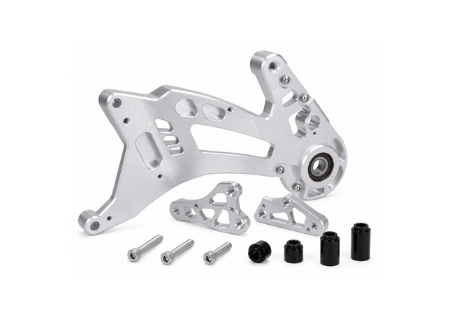CNC Swing Arm TR Factory Silver | Vespa GTS/GTS Super/GTV/GT 60/GT L 125-310cc TR Factory  Falan Parts