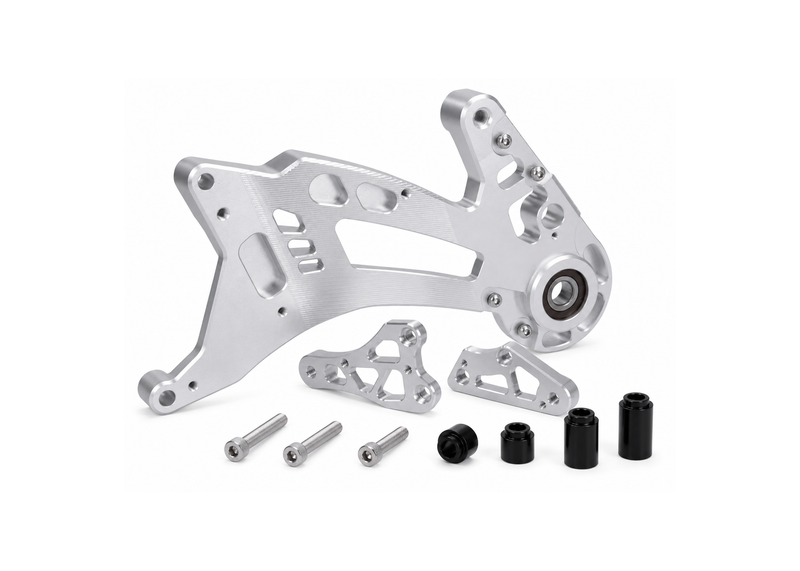 CNC Swing Arm TR Factory Silver | Vespa GTS/GTS Super/GTV/GT 60/GT L 125-310cc TR Factory  Falan Parts