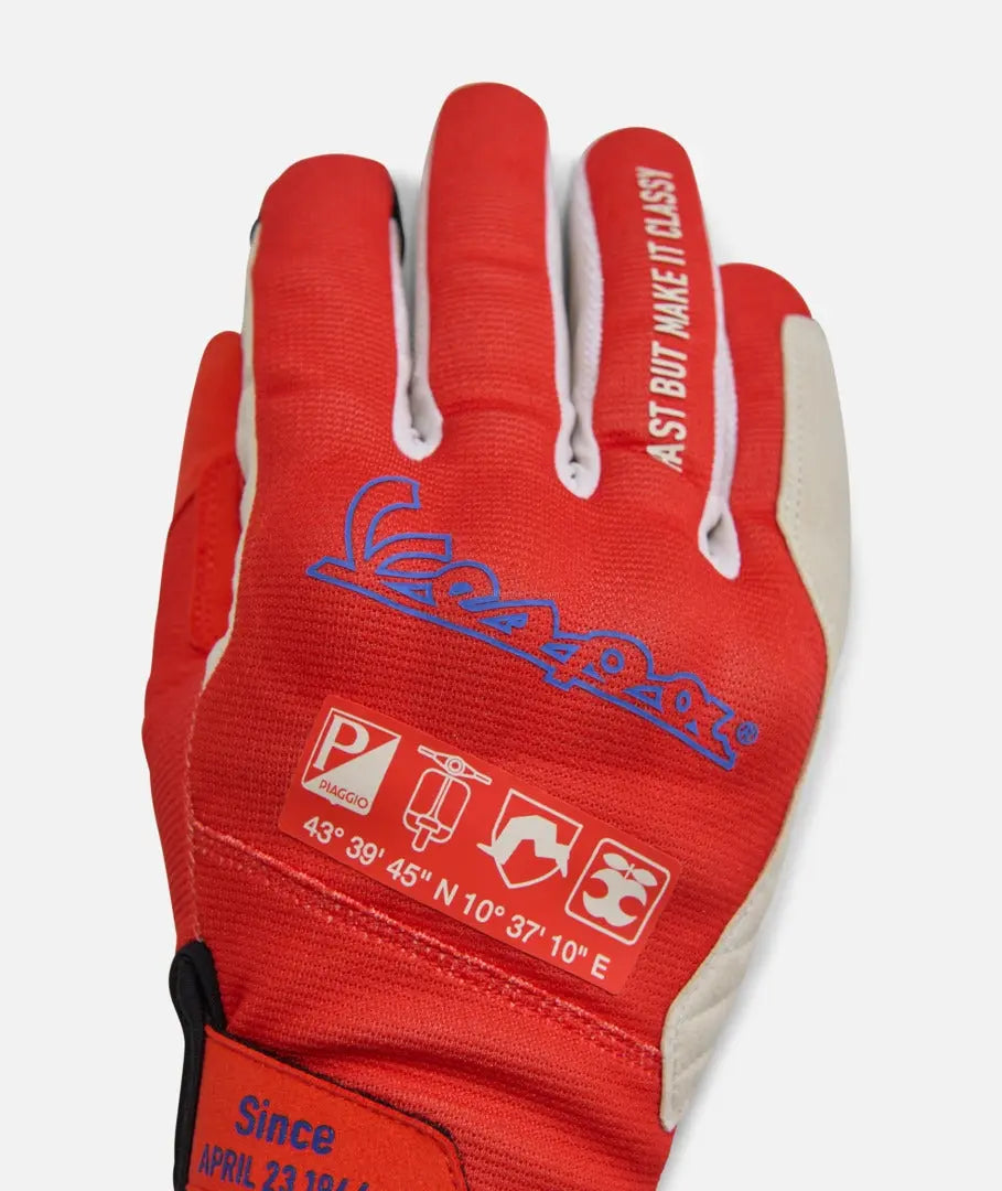 Technical gloves Vespa DEC Flame Piaggio  Falan Parts