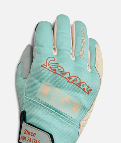 Technical gloves Vespa DEC Green Piaggio  Falan Parts