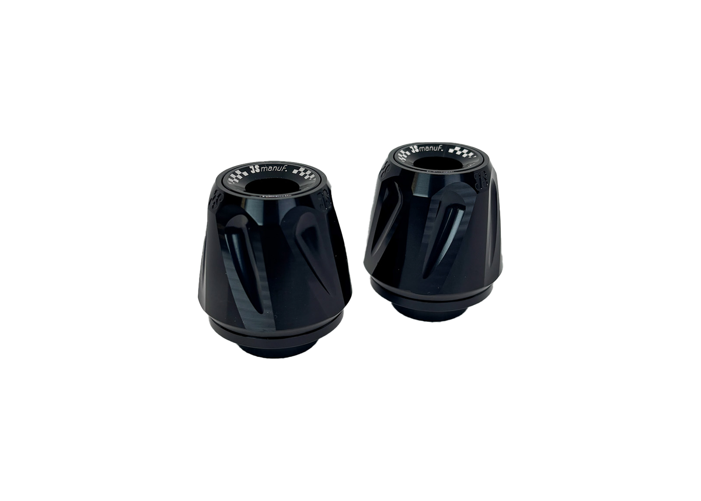 Handlebar End Weights JS Manuf Black |Vespa GTS/GTS Super/GTV/GT 60/GT/GT L 125-310cc JS Manuf  Falan Parts