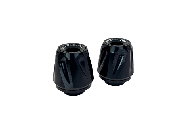 Handlebar End Weights JS Manuf Black |Vespa GTS/GTS Super/GTV/GT 60/GT/GT L 125-310cc JS Manuf  Falan Parts